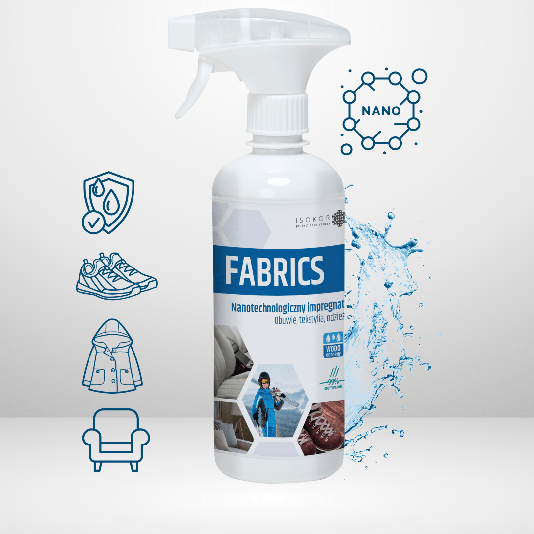 FABRICS NANO IMPREGNAT DO TAPICEREK, TKANIN I BUTÓW - Isokor