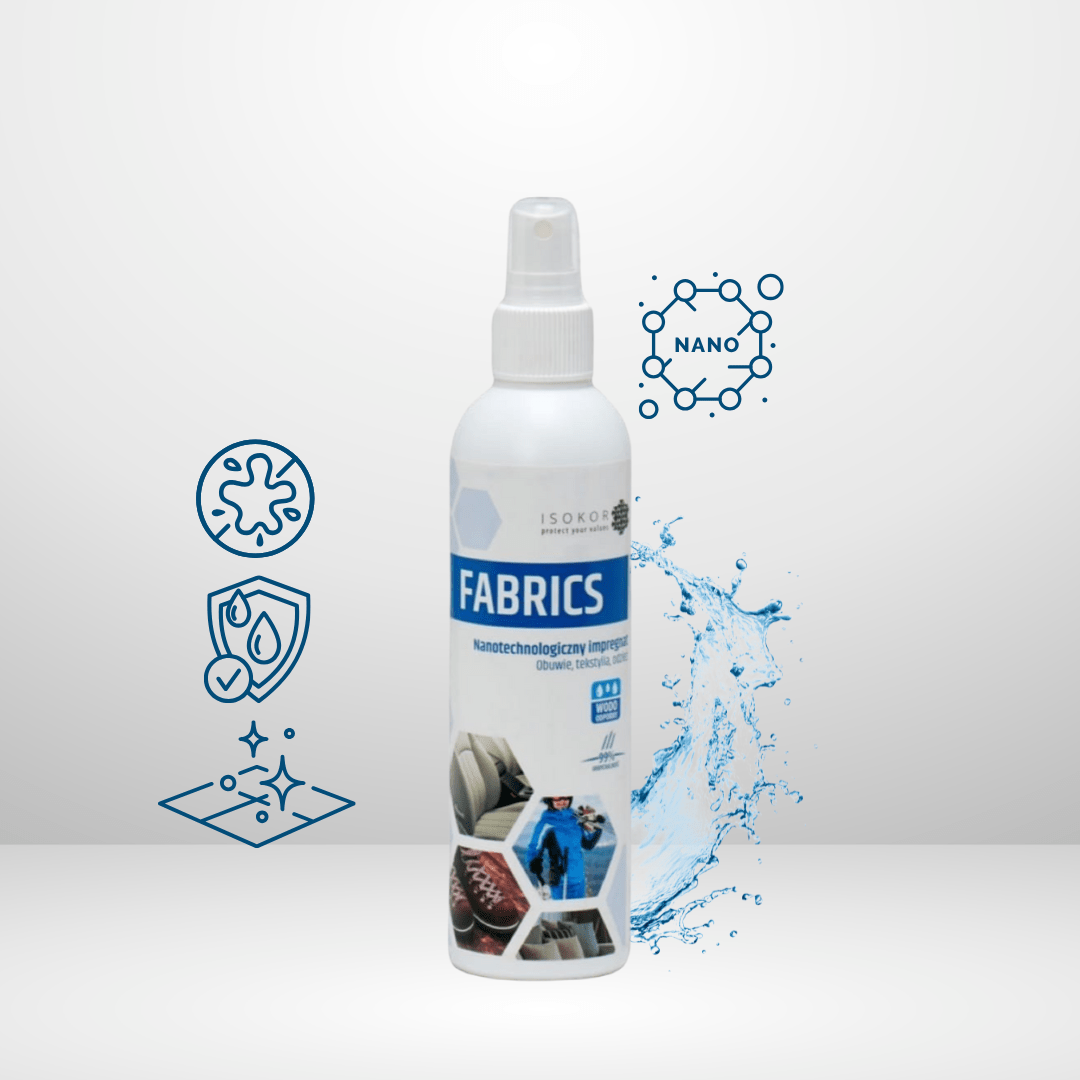 FABRICS NANO IMPREGNAT DO TAPICEREK, TKANIN I BUTÓW - Isokor